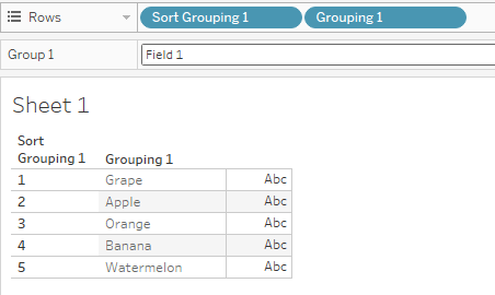 8- Sort Field to View